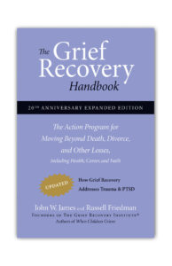 Image of the support text book: the grief recovery handbook